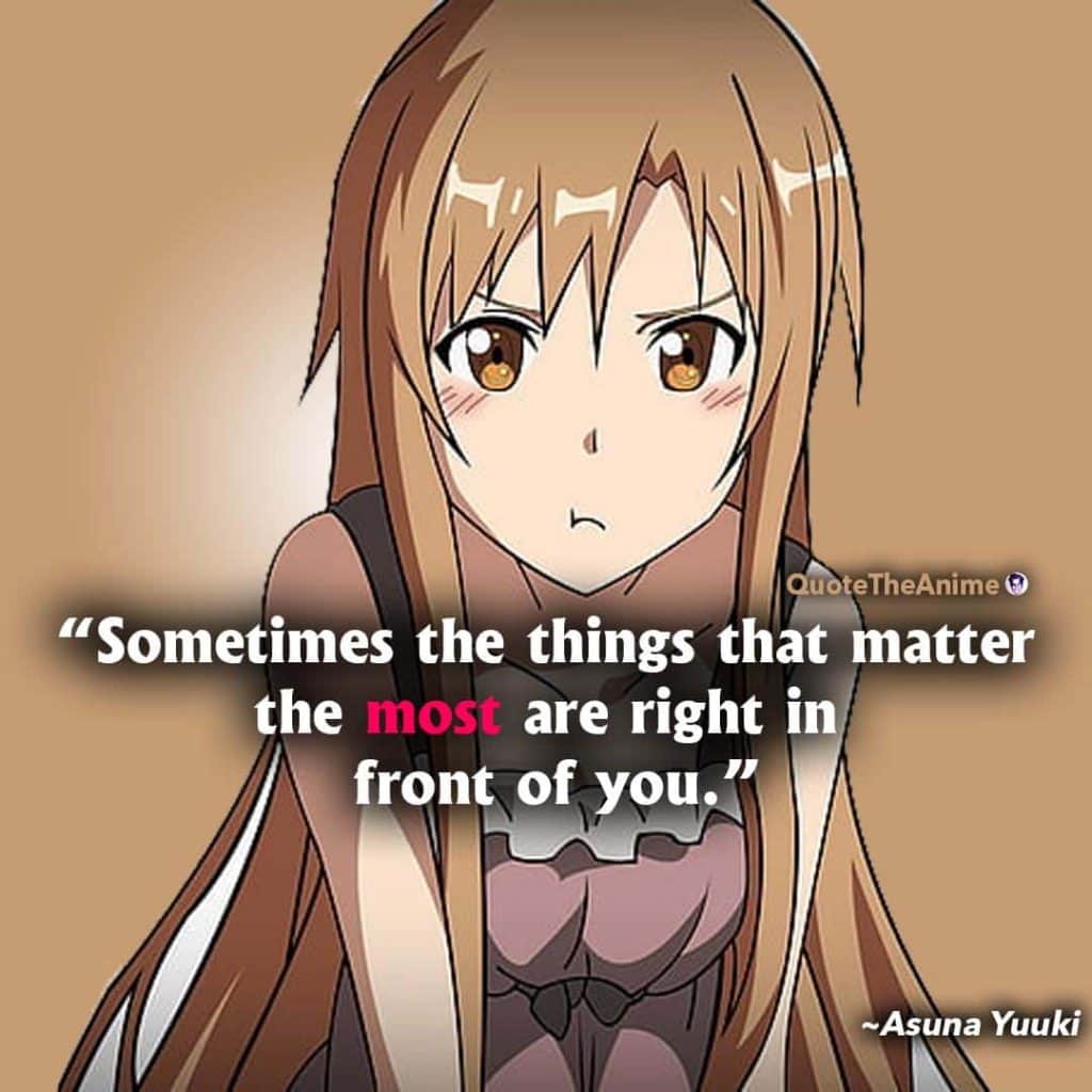 59 Best Asuna Quotes